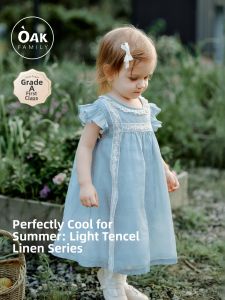 OAK FAMILY | Girls Sleeveless Loose Fit Dress