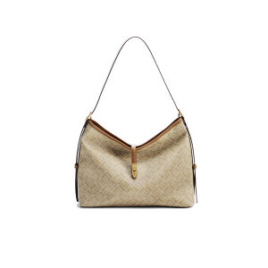 Belle | Classic Floral Print Large Capacity Commuter-Style Handbag
