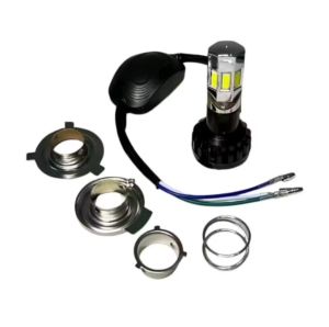 Lampu depan LED lampu utama universal socket H4 H6 H7 M02E head lamp 6 sisi 35 watt