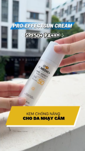 KEM CHỐNG NẮNG C.MEDIC+ PRO EFFECT SUN CREAM SPF50 PA+++ 30mL