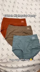 Cacti Keno Women Pure Cotton High Rise Briefs With Graphene Antibacterial Protection And Tummy Control