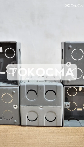 IB Dus Outbow Segi / OB Dus Inbow Segi Kotak Saklar Stop Kontak Tanam Timbul