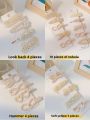 Pearl Side Hair Clip Women's Fashion Hair Accessories Korean Style Pink Empress Fresh out New 2025 Spring Summer Side Hair Clip. 