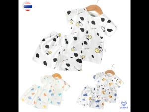 📍 ชุดเสื้อ กางเกง เด็กอ่อน (0-12 เดือน) ผ้านุ่ม เสื้อผ้าเด็ก ของใช้เด็กอ่อน เสื้อผ้าเด็กอ่อน ชุดเด็กอ่อน เด็กแรกเกิด newborn ผ้าใยไผ่ WD110