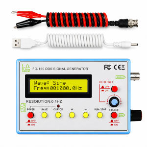 Mô-đun Nguồn Tín Hiệu Bộ Đếm Tần Số FG-150 DDS Dải Tần 0.01Hz Đến 500KHz Hỗ Trợ 15 Loại Dạng Sóng Sin/vuông