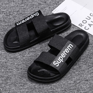 Dép Đi Biển Chống Trượt Chống Mài Mòn Dép Xỏ Ngón Mùa Hè Cho Nam Thể Thao Đi Biển Chất Liệu PU Đế Bằng