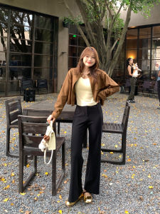 Elegant Flared Leisure Trousers