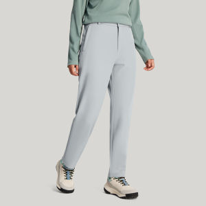 Tantuo Outdoor Sports Soft Shell Pants Womens Windproof Waterproof Autumn and Winter Fleece-lined Soft Pants Hiking Hiking Pants