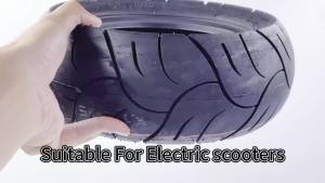 11 Inch 90 60-6 Road Tubeless Tires 90 60-6 Widened Wear-Resistant Anti-Skid Vacuum Tyre for Electric Scooter Repair Parts