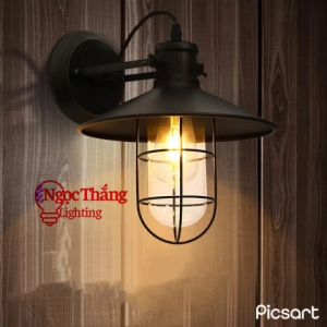 Đèn treo tường ốp tường trang trí phòng ngủ cầu thang quán cà phê E27 220V GTCN96 Ngọc Thắng (Tặng bóng Led Edison 4w)