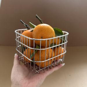 Boshang Home 304 Stainless Steel Drain Basket Kitchen Fruit And Vegetable Storage Rack Simple Style Universal Scene Application