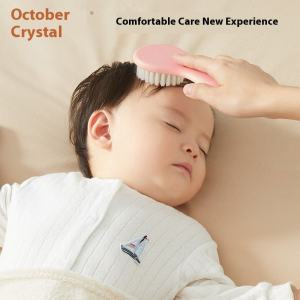 TEN-M JOURNEY หวีผมเด็ก ขนแปรงนุ่มพิเศษ อ่อนโยนต่อหนังศีรษะทารก ใช้ได้ทั้งผมเปียกและผมแห้ง ไม่ระคายเคือง เหมาะสำหรับเด็กแรกเกิดถึงเด็กโต หวีเรียบลื่น