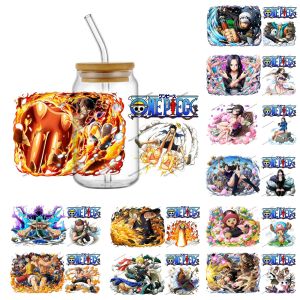 ใหม่ล่าสุด 41 Hype Design One Piece อะนิเมะยอดนิยม 16oz UV DTF 3D สติกเกอร์การ์ตูนมังงะ Decals ถ้วยแก้ว UCDTF Craft DIY วันเกิดของ...