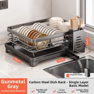 TEKANAI | Double Layer Stainless Steel Dish Drainer