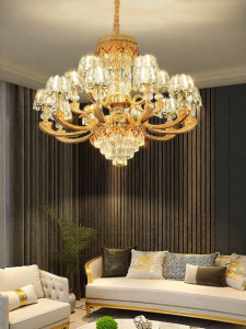 LAIDENG | European Style Crystal Chandelier for Living Room