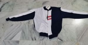 Jaket olahraga baseball master navy UK L