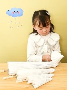 Chinese Vintage DIY Paper Umbrella Photo Parasol Dance Props Oil Umbrell Dancing Umbrellas For Women Girl