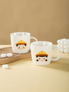 Cốc Gốm Sứ Dễ Thương Có Họa Tiết Hoạt Hình Dùng Cho Học Sinh Và Trẻ Em Có Thể Chịu Được Lò Vi Sóng Cốc Uống Sữa Và Nước Cốc Ăn Sáng Đơn Giản