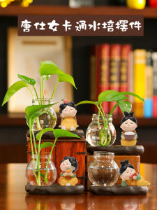 Cute Tang Ladies Home Decorations Ceramic Artifacts Living Room Tea Table Office Creative Display Shelf Room Decor Accessories