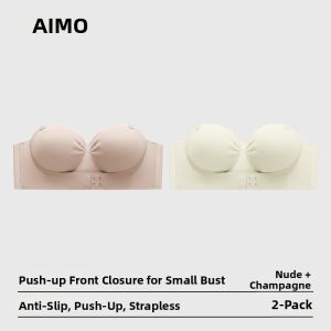 AIMO | Anti-slip Gathering Push-up Bra for Small Chest Bandeau