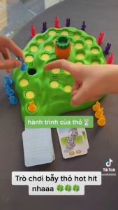 Bộ Đồ Chơi Hành Trình Của Thỏ Trò Chơi Bẫy Thỏ (Thẻ + Bẫy + Sơ Đồ) Tăng Tương Tác Trong Gia Đình