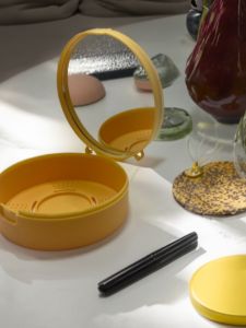 แบบพกพาขนาดใหญ่ ระบายอากาศได้ดี กล่องเก็บฟองน้ําแต่งหน้ากันฝุ่นสําหรับเบาะลม & หลวม แป้งพัฟเครื่องมือความงามขนาดกะทัดรัด