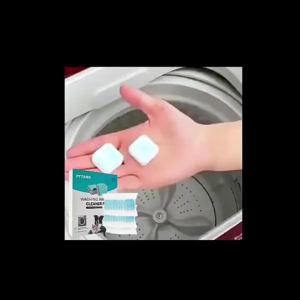 Washing Machine Cleaner Tablets Deep Cleaning Remove Residue Dirt Odor Easy Use for All Washers Portable Powerful