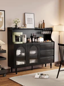 PURPLE LEAF | Multifunctional Vintage Dining Sideboard Wall-mounted Preassembled