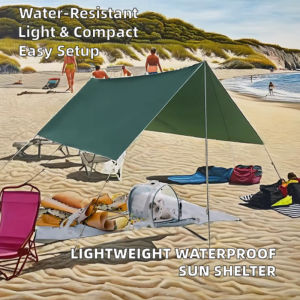 awning tarpaulin waterproof tent shade ultralight garden awning umbrella outdoor camping tourist beach sun shelter