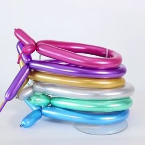 Balon Twist Chrome Balon Pentil Balon Panjang Balon Bisa di Bentuk Balon Latex Twist Chrome PST