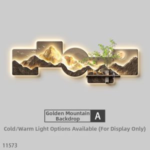 RUIBAHAO | Luxury Sunrise Gold Mountain Living Room Decorative Painting