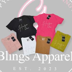 Hb Premium Cotton Rhinestones shirt