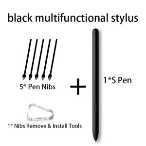 Touch Screen S-Pen Without BLE Replacement For Samsung Galaxy Tab S10 Plus S10 Ultra Stylus Pen + Pen Nibs/Tips
