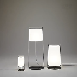 Đèn Sàn Dáng Lồng Chao Vải Thanh Lịch Wabi Sabi