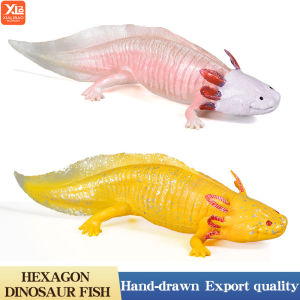 Educational Cute Kids Toy - Newt Salamander Cryptobranchoidea Action Figure - Aquatic Simulation Animal Model for Children Gift