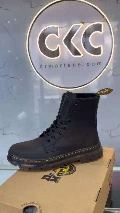 Giày Martens Chính Hãng Hoàng Phúc Combs Leather Casual Boots