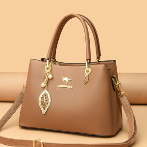 Genuine Leather Handbag Womens Large Capacity Single Shoulder Crossbody Fashion Handbag High End Womens Bag 2025 New Model