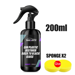 Motorcycle Plastic Restorer Back To Black Gloss Car Cleaning Products Auto Polish And Repair Coating Renovator For Car Detailing