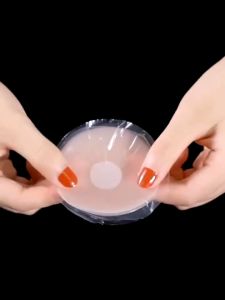 12pcs Nipple Tape with Box Reusable Adhesive Invisible Pasties Silicone Nipple Cover Pad Bra