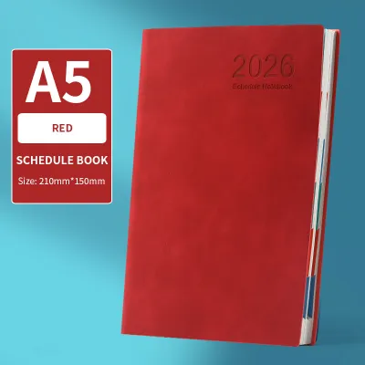 2026 Planner Book Self-Discipline Calendar Planner Weekly&Monthly Planner Layouts 360-Page Daily Organizer Portable Notebook