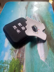 Five Elements Magnetic Therapy Ceramic Gua Sha Board Energy Sculpting Massage Back Opening Disk Smooth Surface Health Care Equipment