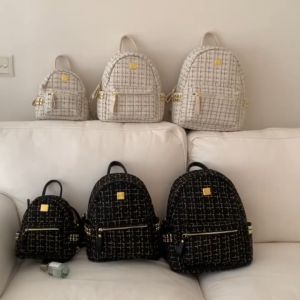 Ready Ransel rajut tweed bagTersedia tas ransel kecil wanita murah tas mini wanita ransel murah ransel mini import Ransel Wol Seraser Wanita 2025 Musim Gugur dan Musim Dingin Fashion Baru All-Match Bernilai Tinggi Ransel Kecil Kapasitas Bes QW177