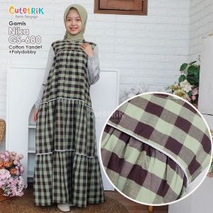 v GAMIS TERBARU CUTETRIK KATUN ANAK Perempuan REMAJA