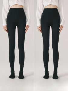 MiiOW | Cat Person Pressure Leggings Womens Thin Spring Autumn Winter Fleece Lined Black Tights Outdoors Bottoming Pants