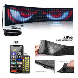 Smart USB 5V Pixel LED Display Panel Digital Screen Matrix Programmable Advertising Sign DIY Pattern Animation Text Funny Gift