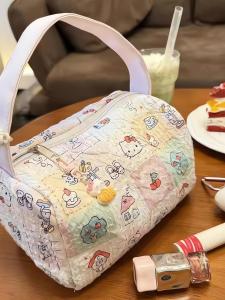 Large Capacity Portable Womens Makeup Bag Handbag Travel Organizer Oxford Cloth Storage Pouch for Fuji Instant Camera