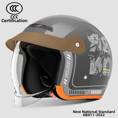 ROMADA | Electric Vehicle and Motorcycle Helmet Warm Windproof Half Helmet