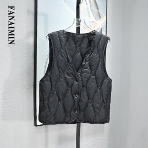 Fashion down Vest Female 2023 New Arrival Match with Coat down Feather Liner Keep Warm Inner Match Partner Small Vest Waistcoat