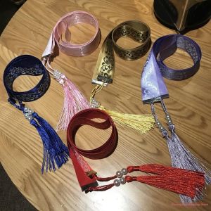 Ancient Style Flowy Ribbon Hair Accessories with Tassels