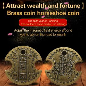 【南部马市金一两】Ancient Coins Spending Money Pressing Victory Coin Token Horseshoe Antique Coin Fortune Copper Coin
